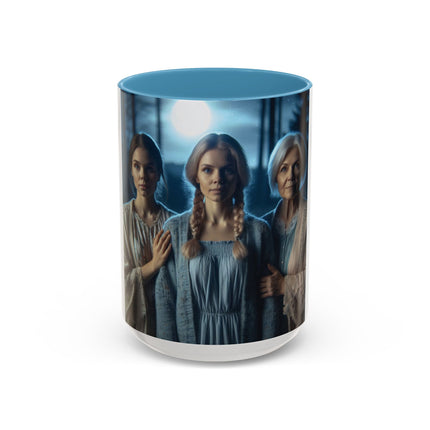 Triple Goddess Mug – 15oz Accent Ceramic Cup for Mystical Sisterhood