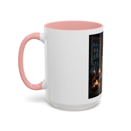 Moonlit Witch Cats Coffee Mug — Gothic Cat Magic Tea Cup (11/15oz)