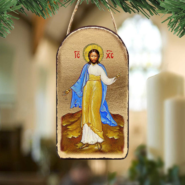 Jesus Religious Christian Sacred Icon Ornament - Inspirational Icon Decor - 87051-0
