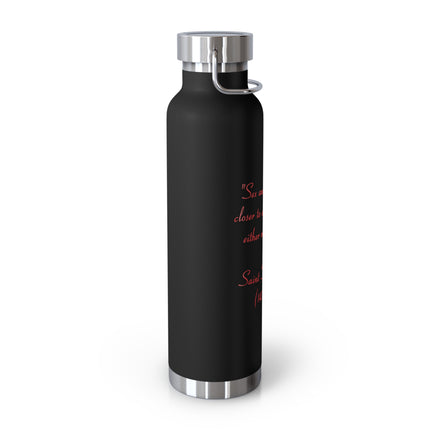22oz Insulated Bottle – “Sex and Religion” Quote – Copper Vacuum