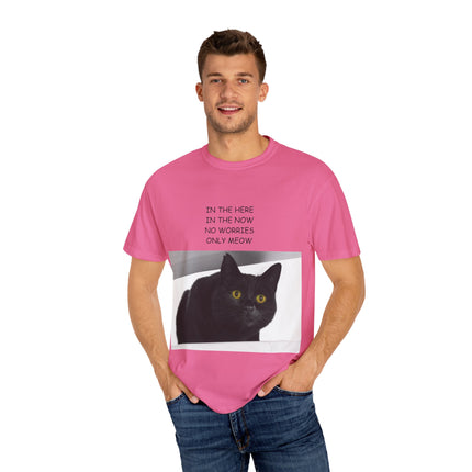 ‘Only Meow’ Cat Tee – Inspirational T-Shirt for Feline Fans