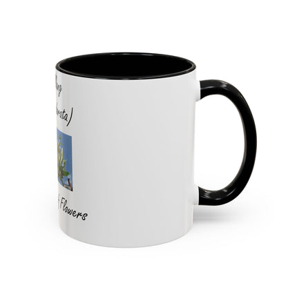 Ylang Ylang Coffee Mug – 11oz “Flower of Flowers” Ceramic Cup