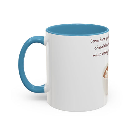 Funny Hot Chocolate Mug – “Lie to Me” Accent Ceramic – 11oz