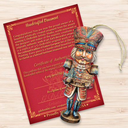 Nutcracker Prince Wooden Ornaments by G. Debrekht Christmas Decor - 8611060-2