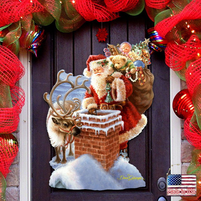 Faithful Friends Holiday Door Decor by D. Gelsinger - Christmas Decor - 8461050H-0105-0