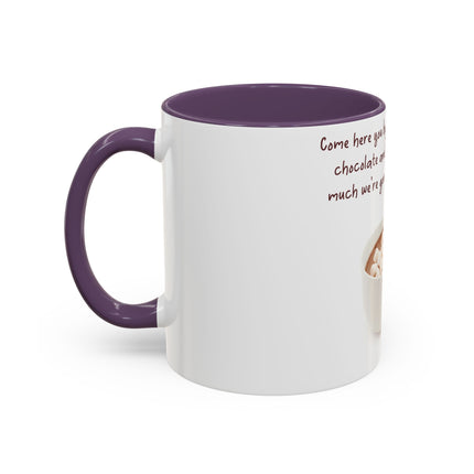 Funny Hot Chocolate Mug – “Lie to Me” Accent Ceramic – 11oz