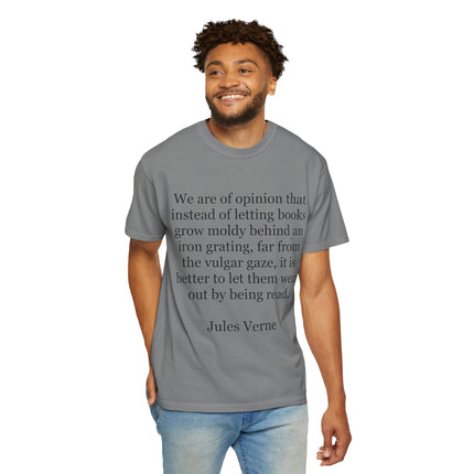 Jules Verne Quote T-Shirt — Literary Quote Tee for Book Lovers