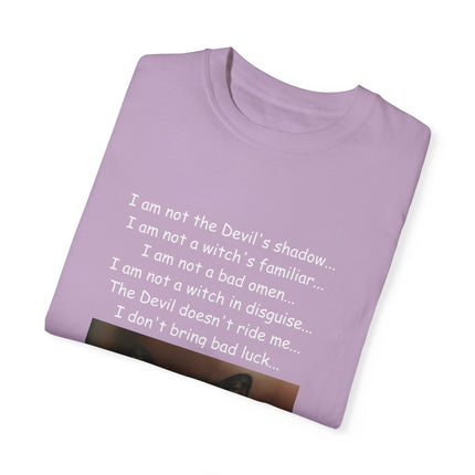 Unisex Cat-Themed T-Shirt – "Please Don't Hurt Me" Design
