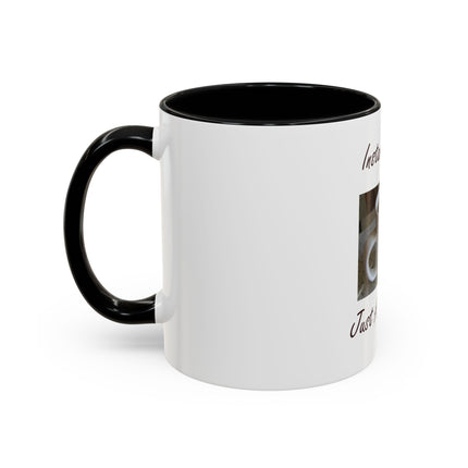 Coffee Mug - "Instant Human Just Add Coffee" Accent Ceramic Mug (11/15oz)