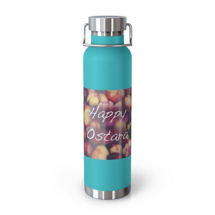 Ostara Celebration Bottle – 22oz Copper Flask with Egg Motif