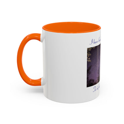 Starry Night Coffee Mug — “I have loved the stars too fondly” Accent Mug