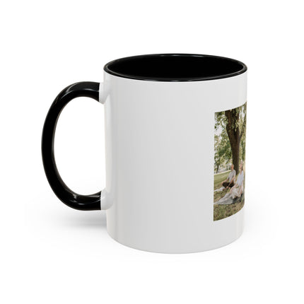 Inspirational Photo Accent Coffee Mug — “Don’t regret growing older. It is a privilege denied to many.”