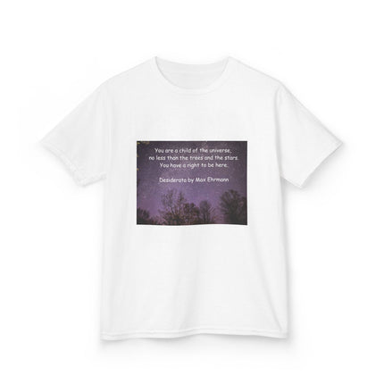 Kids Tee – “Child of the Universe” Quote – Heavy Cotton™