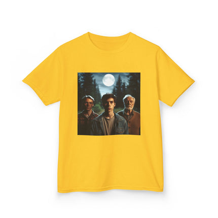Kids' Graphic Tee – Moonlight Adventure Design