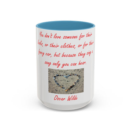Oscar Wilde Quote Mug – 15oz Accent Ceramic Drinkware