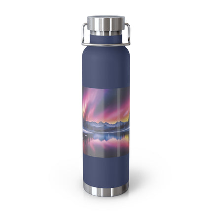 Aurora Landscape Insulated Water Bottle – 22oz Vacuum Flask