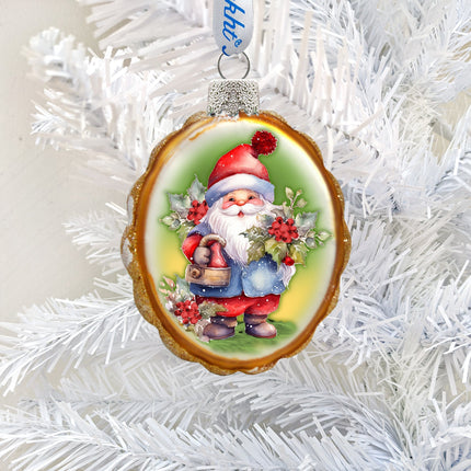Christmas Gnome Mercury Glass Ornaments by G. Debrekht - Christmas Decor - 776018-0