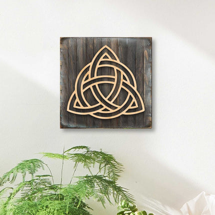 Spiral Symbol Celtic Art Wooden Wall Art by Celtic Art - Celtic Decor - 953168B-3