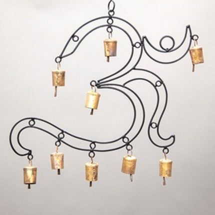OM Brass chime with 9 brass bells-0