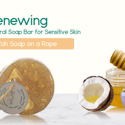Renewing Soap Bar. Chamomile, Honey, and Coconut Oil.-2