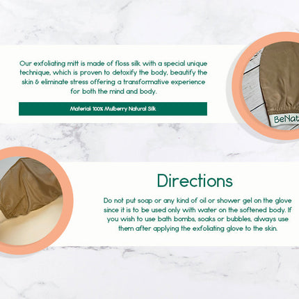 Silk Exfoliating Bath Gloves-3