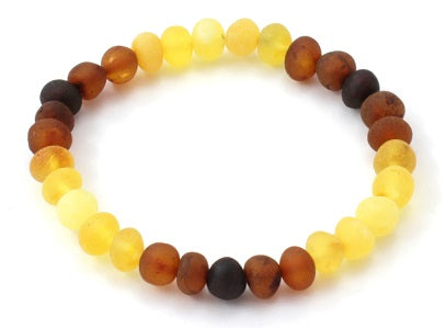 Amber Raw Modern Rainbow Bracelet for Adults-0