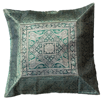 Brocade Silk decorative throw pillow case-3