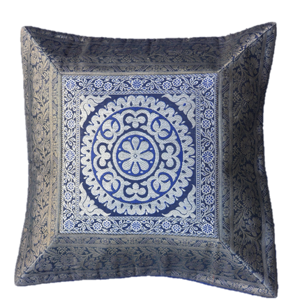 Brocade Silk decorative throw pillow case-4