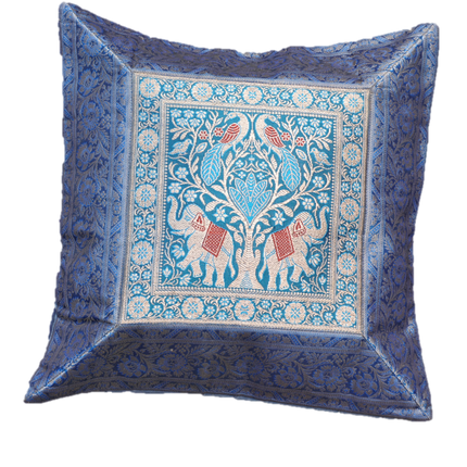 Brocade Silk decorative throw pillow case-2