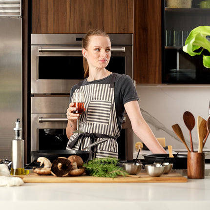 The Home Maker Set - Crossback and waist aprons, and kitchen towels-3
