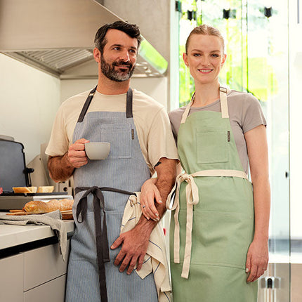 The Bakers Gift Set - Bib Apron, Pot Holder and Kitchen Towel Set-3