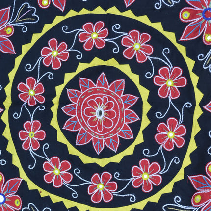 OMSutra Mandala Applique Boho Tapestry for Wall Decor-1