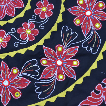 OMSutra Mandala Applique Boho Tapestry for Wall Decor-2