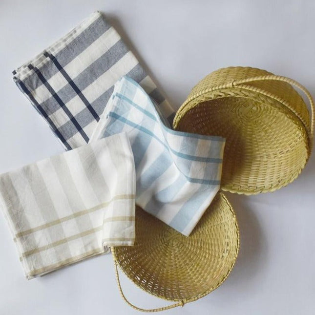 BORDER STRIPE KITCHEN TOWEL-1