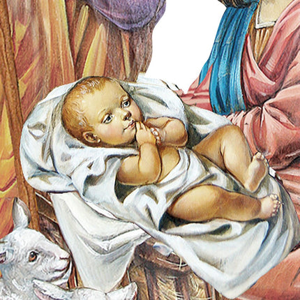 Nativity Holy Family Outdoor Yard Sign by G. DeBrekht - Nativity Holiday Décor - FS8114030-2
