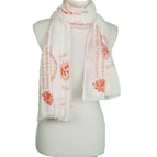 White and Coral