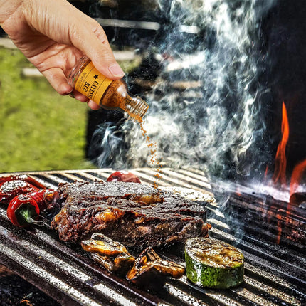 Smokehouse BBQ Gourmet Grilling Spice Set | 10-Set | Glass Bottle Seasonings, Grill Seasoning Flavors Include Caribbean, Jamaican Memphis, Jalapeno Rub, Montreal, Cajun Chili Garlic & More-2