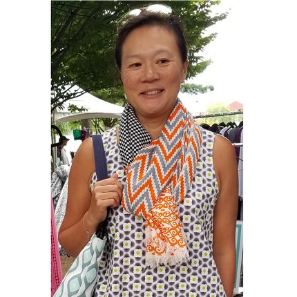 Sahara- Ikat Print fashion Scarf-2