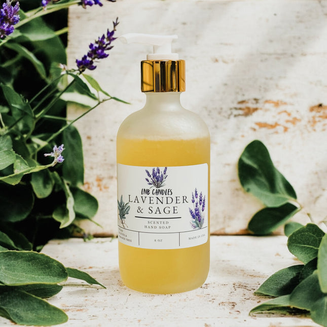 Lavender and Sage Hand Soap Organic-0