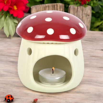 Mushroom Theme Wax Melt Oil Warmer-1