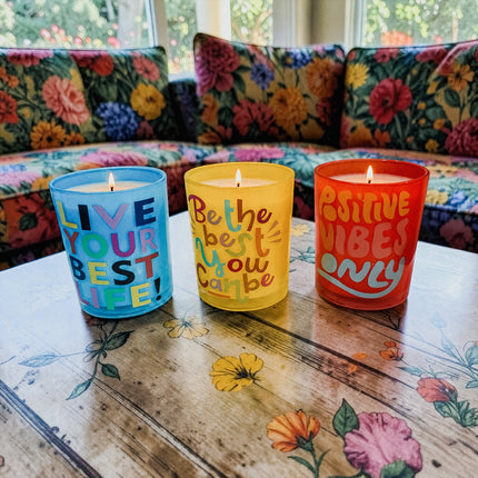 3 PACK Positivity Candles Set-0