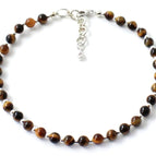 20-22 cm (7.9-8.6 inches) / With Silver Beads