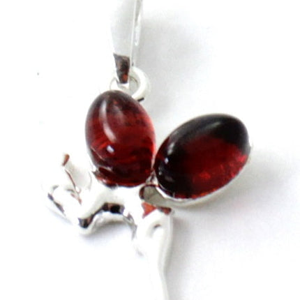 Minimalist Fairy Pendant With Baltic Amber-2