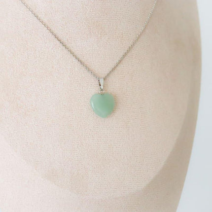 Pendant | Green Aventurine Heart-4