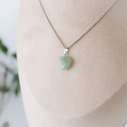 Pendant | Green Aventurine Heart-5