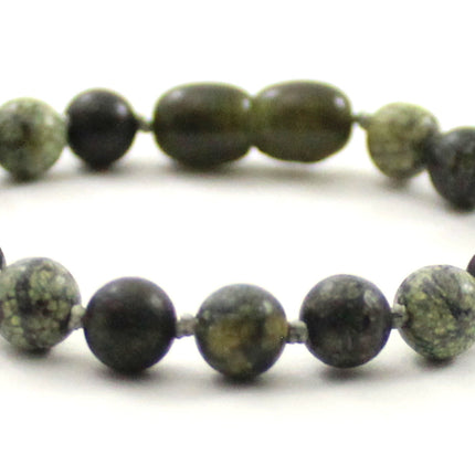 Lace Stone Gemstone Knotted Green Anklet Bracelet-4
