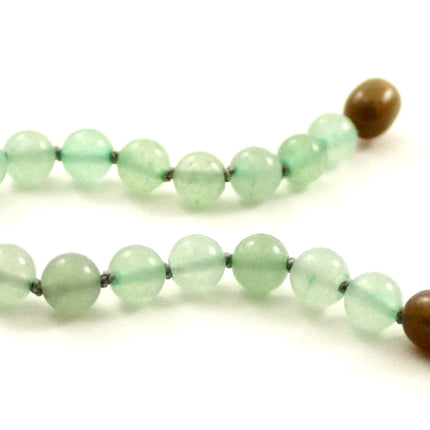 Aventurine Gemstone Knotted Green Anklet Bracelet-2