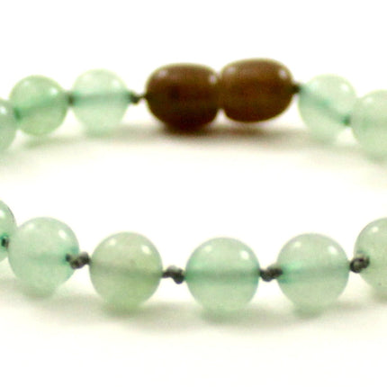 Aventurine Gemstone Knotted Green Anklet Bracelet-4