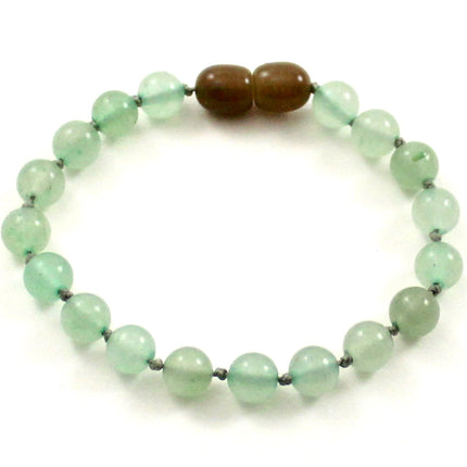Aventurine Gemstone Knotted Green Anklet Bracelet-0