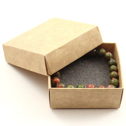Unakite Gemstone Knotted Green Anklet Bracelet-1